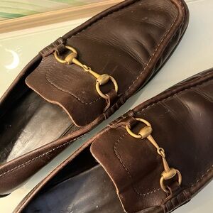 Gucci loafers size 12 brown